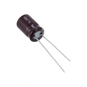 ตัวเก็บประจุ390 uF 20% 390 uF 6.3V แบบดั้งเดิมผ่านรูตัวเก็บประจุแบบดั้งเดิม - Product Image 1