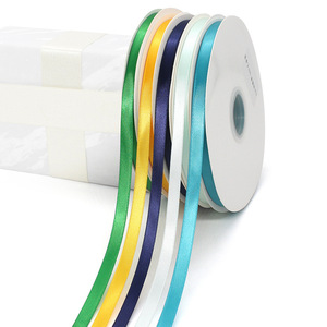 FangZHI Satin Ribbon 1Cm Polyester Woven Solid Color For <b>Wedding</b> Gift Packaging <b>Cake</b> <b>Boxes</b> - Product Image 2