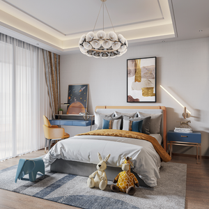 Muting House Design d'intérieur de luxe pour villas <span class=keywords><strong>et</strong></span> maisons, ignifuge, écologique, rendu 3D <span class=keywords><strong>moderne</strong></span> - Product Image 3