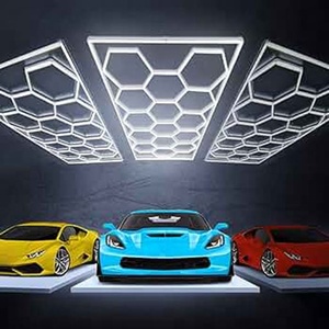 أضواء جراج سقف عالية السطوع مصابيح سداسية Led 2023 أضواء سداسية جديدة عالية الجودة مصابيح خلية النحل - Product Image 6