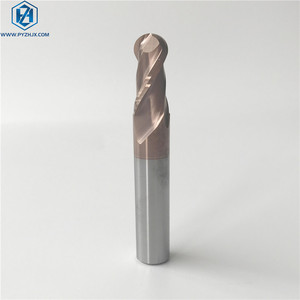 Factory OEM Customizable 4-Flute <strong>Tungsten</strong> Carbide Ball Nose <strong>End</strong> <strong>Mill</strong> R0.5-R10 with Altin Coating - Product Image 4
