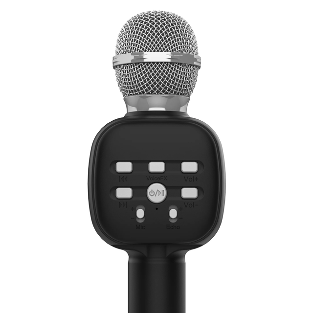 Wireless Karaoke Microphone Handheld Portable Speaker 5.2 for 5W Output RGB LED Lights Built-in Mic Rechargeable Computer