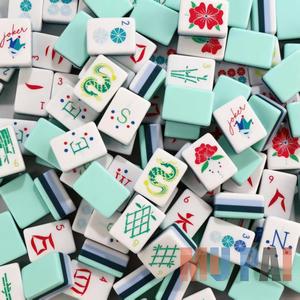 Wholesale American Mahjong <b>Set</b> Durable Acrylic/<b>Melamine</b> Material Ideal for Retail Stores Gifts Business Promotion - Product Image 3
