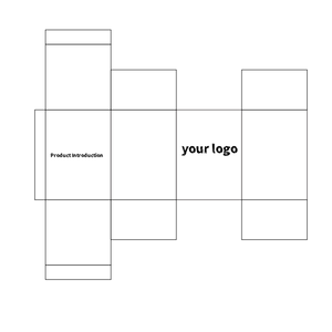 化妆品包装用定制化妆纸包装盒艺术纸折叠化妆盒 - Product Image 3