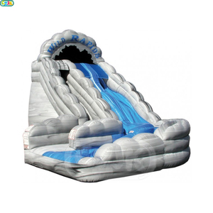 tobogán acuático inflable comercial tobogán rápidos salvajes - Product Image 2