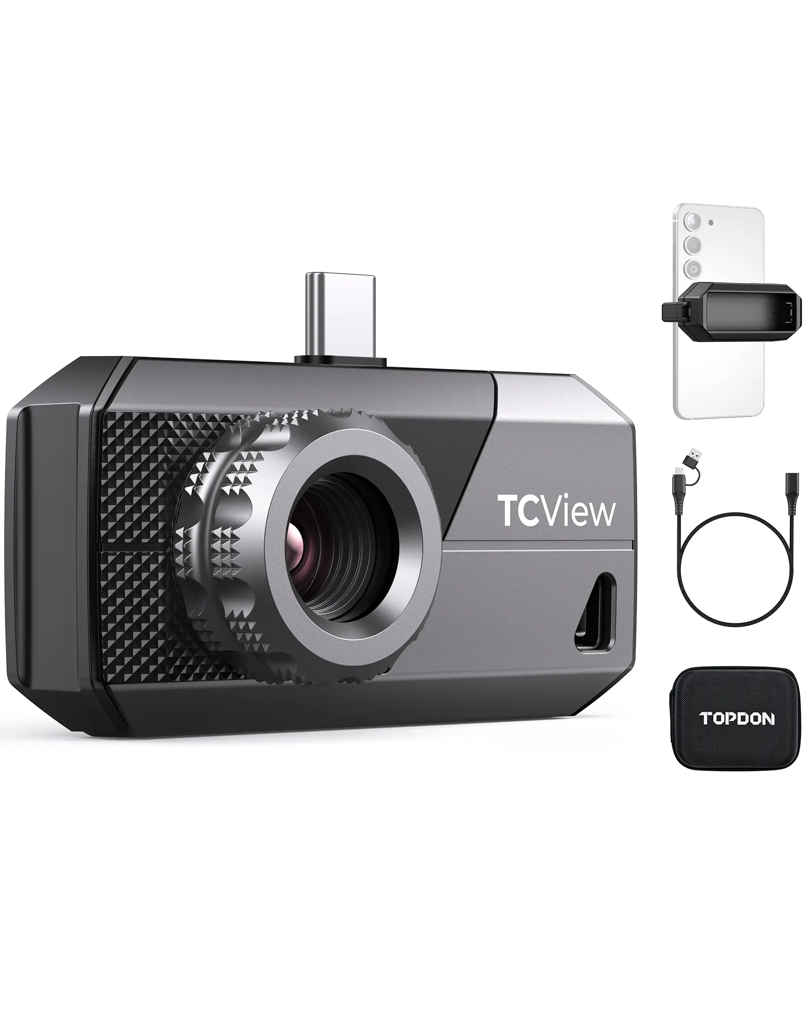 Topdon TS001 mini calor móvil FLIR visión nocturna cámara de imagen infrarroja térmica USB Módulo de imágenes de largo alcance precio para coche