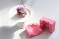 Moule en silicone de qualité alimentaire pour figurine Kimono Anime Girl