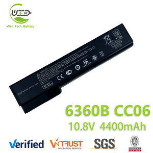 Batterie d'ordinateur portable OEM d'usine CC06 CC06X CC06XL CC09 pour HP EliteBook 8460p 8460w 8560p <span class=keywords><strong>ProBook</strong></span> 6360b 6460b 6465b <span class=keywords><strong>6560b</strong></span> 6565b - Product Image 1