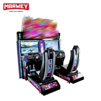 Machine de Jeu de Course Automobile à Monnayeur pour Enfants et Adultes, Simulateur Double Joueur, Approvisionnement en Gros pour Arcade Vidéo