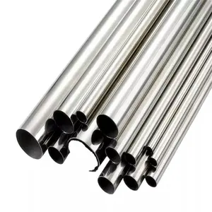 Alta calidad 201 202 301 304 304L 321 316 316L tubo redondo de acero inoxidable dimensión estándar