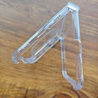 Coque de téléphone magnétique transparente en PC et TPU antichoc pour iPhone 18 Fold avec protection de la charnière