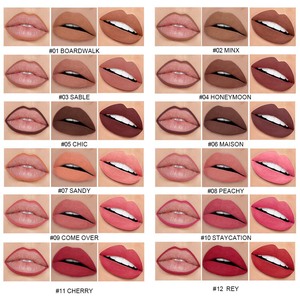 OCHAIN Nouveau Original Usine Personnalisé Marque Privée Rouge À Lèvres Mat Rouge À Lèvres Liquide et Crayon À Lèvres Ensemble - Product Image 6