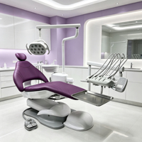 Fauteuil dentaire électrique de haute qualité avec lumière LED pour clinique, hôpital, équipement dentaire certifié CE