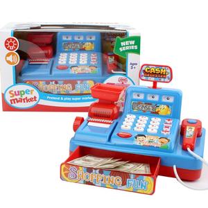 Juguetes Zhiqu, recién llegados, casa de juegos multifunción para niños, supermercado Artificial, caja registradora, luz eléctrica, música, comestibles de plástico - Product Image 5