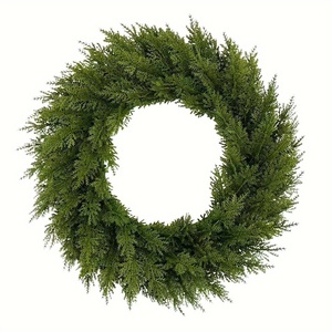 Guirlande artificielle <span class=keywords><strong>de</strong></span> cyprès et <span class=keywords><strong>de</strong></span> pin pour <span class=keywords><strong>couronne</strong></span> <span class=keywords><strong>de</strong></span> Noël, décoration <span class=keywords><strong>de</strong></span> fenêtre et <span class=keywords><strong>de</strong></span> porte pour les fêtes - Product Image 5