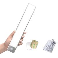 Veilleuse LED sans fil Boyid à détecteur de mouvement, 3 couleurs, 20 cm, 5V, intensité réglable, rechargeable, design moderne pour chambre à coucher – Meilleure vente