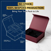 Boîte Cadeau de Luxe avec Insertion Personnalisée de Précision, Solution d'Emballage Haut de Gamme Sur Mesure, Carton Rigide 1200GSM pour Marques Premium