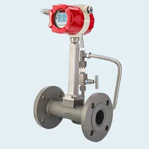 Propane gas Flow Meter với nhiệt độ và áp suất bồi thường hơi nước Vortex Flow Meter