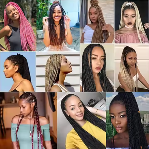 Sỉ nhà máy giá thấp tóc nối tết EZ Braid 3XPreStretched tóc afro tổng hợp móc nối số lượng lớn dành cho phụ nữ - Product Image 6