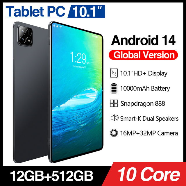 Best Pad 6S Smart Tablet 2026 5G 12GB 512GB 32MP Factory Price 10 Core