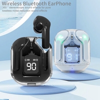 Écouteurs TWS transparents Air, Casque sans fil Crystal Airbuds, Écouteurs intra-auriculaires, Auriculares, Audifonos, Écouteurs Air T2