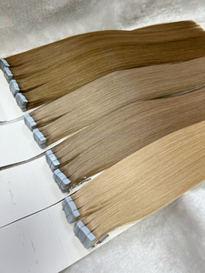 Extension per <span class=keywords><strong>Capelli</strong></span> Umani Vergini 100% Premium con Nastro Adesivo Mini da 3cm, Doppio Filamento, Vendita all'Ingrosso - Product Image 1