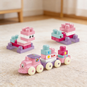 32PCS Large Size Building Blocks Set in Dinosaur Egg Storage <b>Box</b> Educational <b>Toy</b> for Toddlers Early Learning and Creative Play - Product Image 6