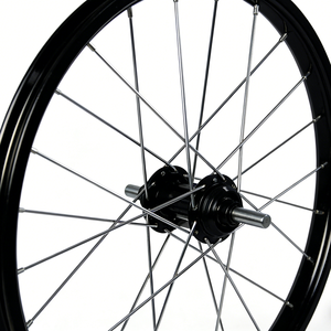 Velg Clincher Rem V Baja Paduan Tahan Lama Berkekuatan Tinggi untuk Sepeda Anak Depan/Belakang 12/14/16/18/20/22/24/26 Inci 20 Jari-jari Pabrik - Product Image 2