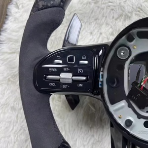 Volant en cuir perforé en fibre de carbone modifié avec LED pour Mercedes Benz AMG <span class=keywords><strong>GT</strong></span> W211 W222 W221 W204 W213 W205 W212 W177 - Product Image 3