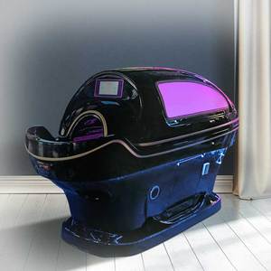 Capsule de spa de luxe Lingvita avec pot à vapeur humide, lumière à 7 couleurs, <span class=keywords><strong>cabine</strong></span> de sauna en acrylique - Product Image 4