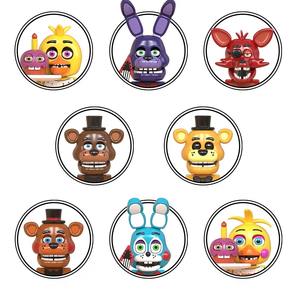 WM6074 WM6097 FNAF Five Nights at Freddy's Esqueleto Robert Freddy Figuras de Acción Mini de Plástico ABS, Set de Bloques de Construcción, Juguete Educativo - Product Image 3