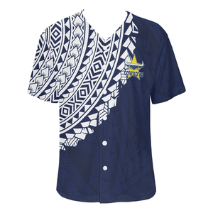 Impression par sublimation personnalisée OEM de qualité supérieure Mens Nrl Rugby League Jersey Shirt Polynésien Tribal Pattern Samoan NRL Design - Product Image 1