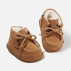 أحذية أنيقة متعددة الاستخدامات للفتيات، إصدار جديد لخريف وشتاء، أحذية أميرات كورية بنعل ناعم مضاد للانزلاق مصنوعة من القطن - Product Image 4