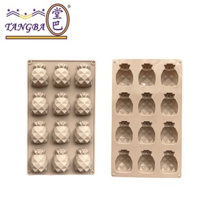 Tangba Mini Diamond Pineapple Mousse Mold Fruit Dessert Customizable Silicone Baking <strong>Cake</strong> <strong>Tools</strong> - Product Image 4