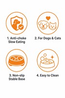 Gamelle en céramique anti-étouffement à labyrinthe, antidérapante pour chiens et chats – Fournisseur en gros d'articles pour animaux de compagnie