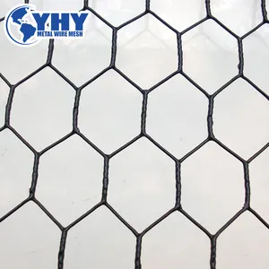 black pvc hexagonal poultry netting chicken wire mesh netting