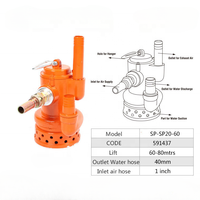 Pompe submersible pneumatique OEM à haute pression et fonctionnement silencieux, en acier inoxydable, installation facile pour le traitement des eaux usées