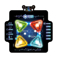 Tapis de danse électronique à LED multifonctionnel pour enfants, jeu interactif de fitness, tapis de danse lumineux, vente chaude