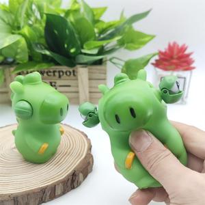 ของเล่นสำหรับจ้องมองไดโนเสาร์สีเขียวที่แปลกใหม่ช่วยบรรเทาความเครียดจากการนั่งยองไดโนเสาร์สีเขียวสุดสร้างสรรค์ - Product Image 3