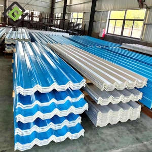 Feuilles de toiture industrielles résistantes à la chaleur ASA Tuile en plastique PVC pour la construction de maisons Feuille de polycarbonate Toit en plastique extérieur - Product Image 1