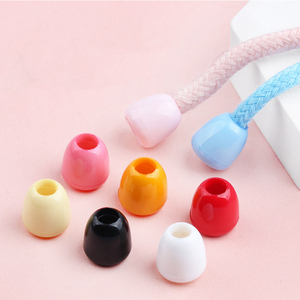 Bán buôn có thể điều chỉnh hình bầu dục nhựa <span class=keywords><strong>Stopper</strong></span> đầy màu sắc dây kết thúc cho hoodie dây rút - Product Image 5