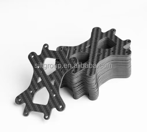 Chất lượng cao tùy chỉnh CNC tấm sợi carbon và các bộ phận chống xước chống mài mòn cao cấp OEM sản phẩm Carbon - Product Image 4