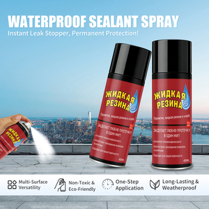 Sellador Impermeable Multiusos en Aerosol, Previene Manchas, Sella Fugas, Reparación, Transparente, Negro, Blanco, Gris, Sellador de Techo para Autocaravanas, Aerosol de Goma - Product Image 2