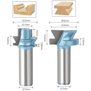 Công cụ chế biến gỗ Carbide End Mill CNC <span class=keywords><strong>Router</strong></span> bits cho chế biến gỗ với 8 mét Shank TCT thẳng Carbide Tipped cắt MDF - Product Image 3