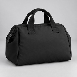 Toiletry Bag Stand <b>Up</b> Wide <b>Opening</b> Doctor Style Travel Cosmetic Bag Padded Nylon 26x16x15cm Custom Logo - Product Image 2
