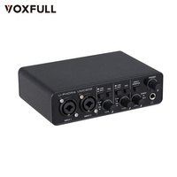 Antarmuka Audio USB UMC202 Audiophile Berkualitas Tinggi 24-Bit/96 kHz dengan Preamplifier Mikrofon