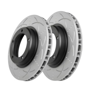 Disques <span class=keywords><strong>de</strong></span> <span class=keywords><strong>frein</strong></span> <span class=keywords><strong>de</strong></span> voiture en fer percé et fendu avant et arrière haute performance personnalisés pour les véhicules <span class=keywords><strong>Ford</strong></span> - Product Image 2