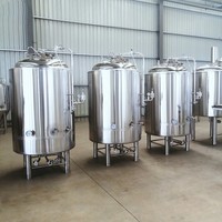 Réservoir de fermentation isolé en acier inoxydable TEKBREW 300L 500L 1000 Litres Bière Vin Jus Tanque de Fermentacion Aislado