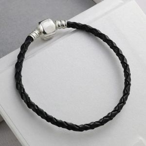 Pulsera de Plata de Ley 925 con Cadena de Serpiente y Hebilla en Forma de Corazón Rose Moment, Abalorio Europeo para Joyería DIY - Product Image 4