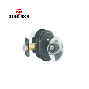 مقابض أبواب كريستالية مع قفل، مقابض أبواب كريستالية سوداء لغرف النوم والحمامات، طقم مقابض أبواب كريستالية زجاجية بتصميم عتيق - Product Image 2